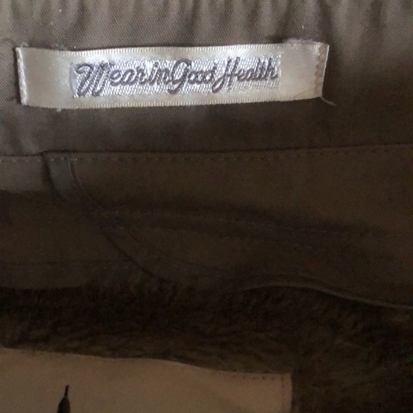 Woman’s fall VTG Y2k retro tan Misty Harbor trench fur Lined long coat - Picture 11 of 15